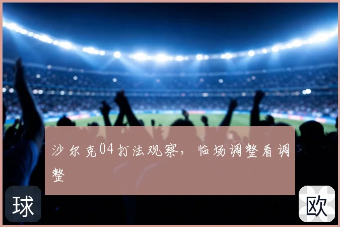 沙尔克04打法观察，临场调整看调整
